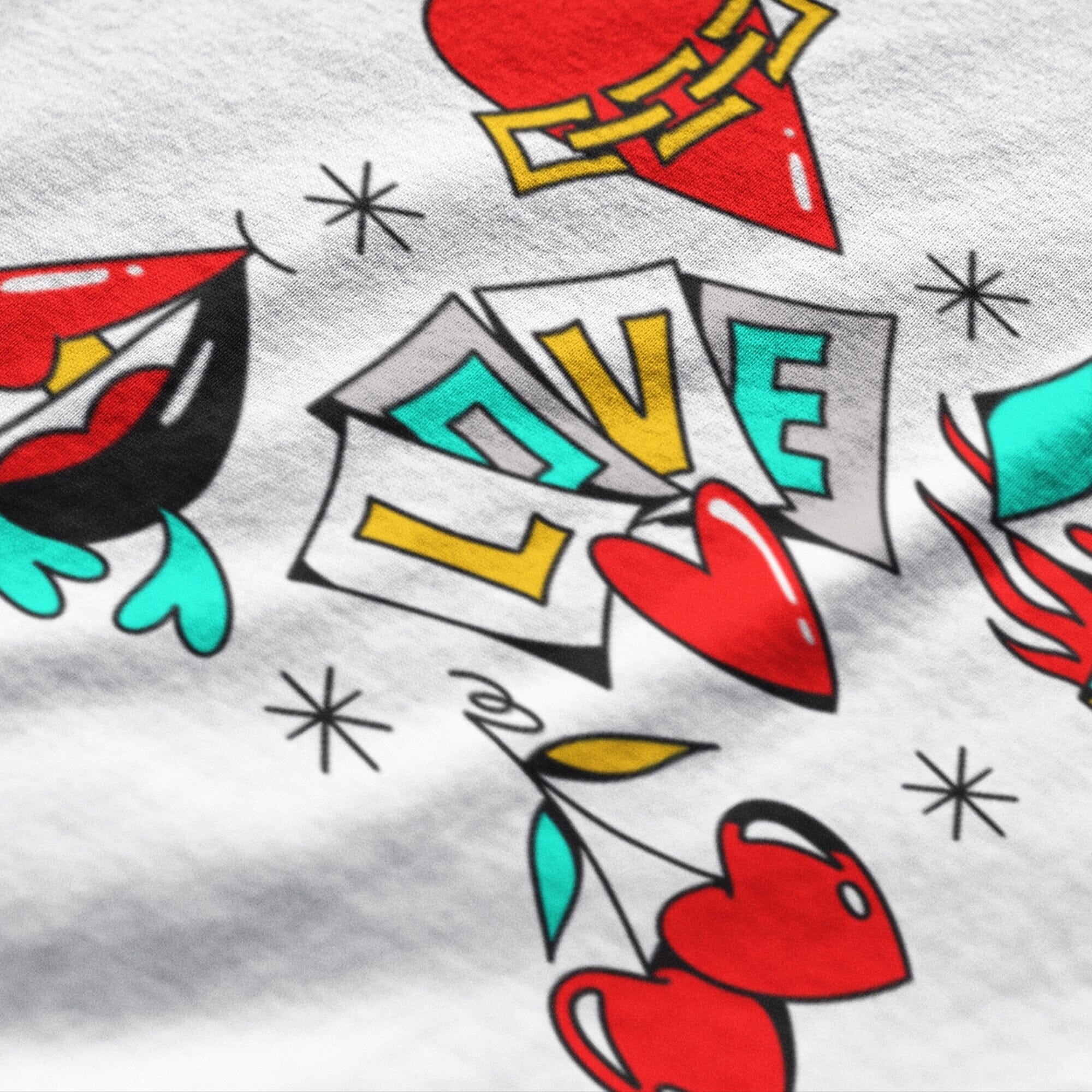 Saniderm x Jess Baker Valentine’s Day Collab Tee T-Shirt Printify 
