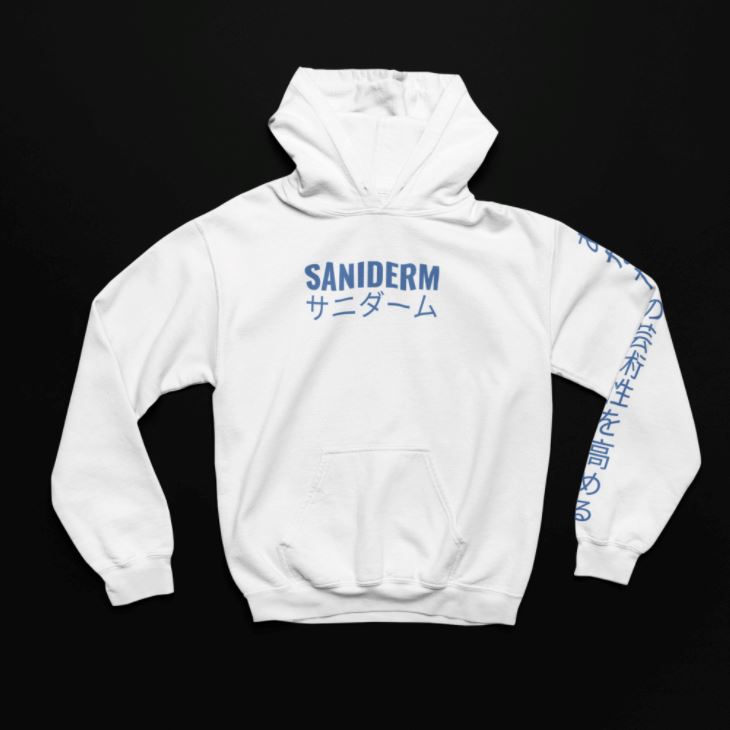 Katakana Midweight Hoodie Saniderm Tattoo Aftercare 