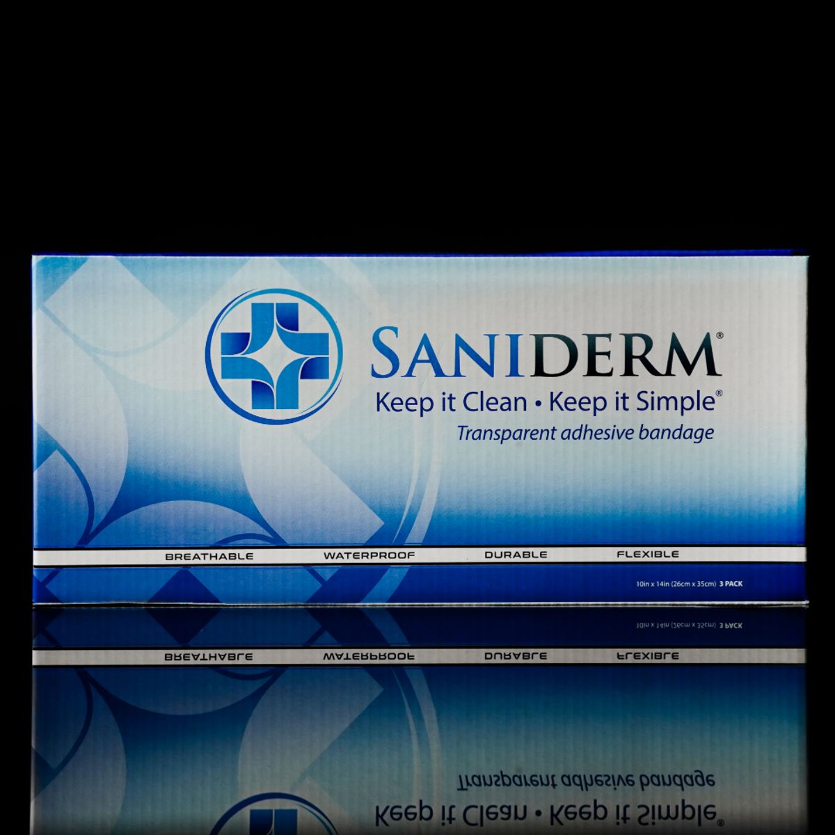 Saniderm 10 Inch x 14 Inch Personal Pack (3 count) Personal Pack Saniderm Tattoo Aftercare 